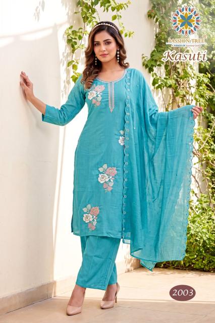 Passion tree kasuti vol-2 kurti palazzo set wholesale